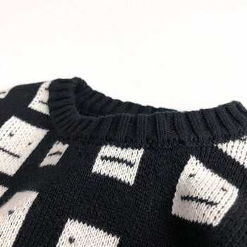 MILANCEL Детски пуловери Трикотаж за момчета Пуловер за момчета с O деколте