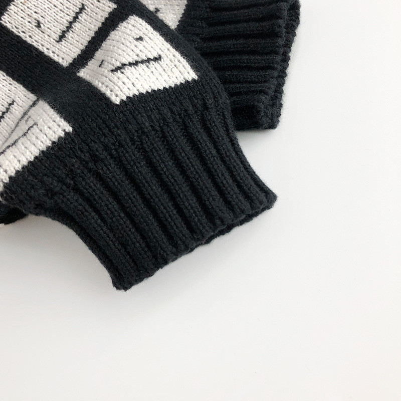 MILANCEL Vaikiški Megztiniai Berniukai Megztiniai O Kaklo berniukų megztinis