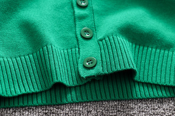 2020 Плетени пуловери Жилетка за момчета Есенни детски училищни дрехи Бебешки детски якета Ежедневни палта 1-7 години