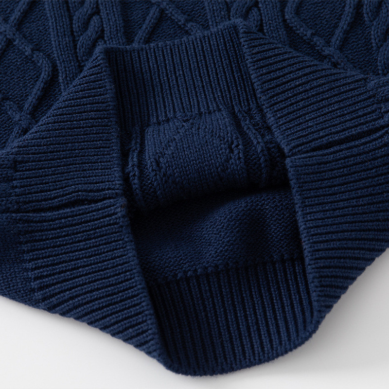 2-7T väikelapse väike poiss-tüdruku kampsun talveriided kootud pullover, pikkade varrukatega avara imiku kudumid, laste komplekt