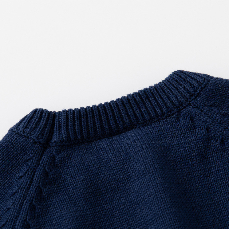 2-7T väikelapse väike poiss-tüdruku kampsun talveriided kootud pullover, pikkade varrukatega avara imiku kudumid, laste komplekt