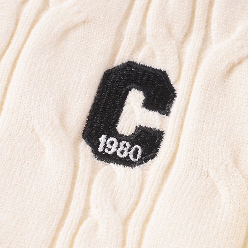 Laste sügisrõivad Korea kampsunid 2023, uued poisid, tüdrukud, kiri, värvid, kootud kampsunid.