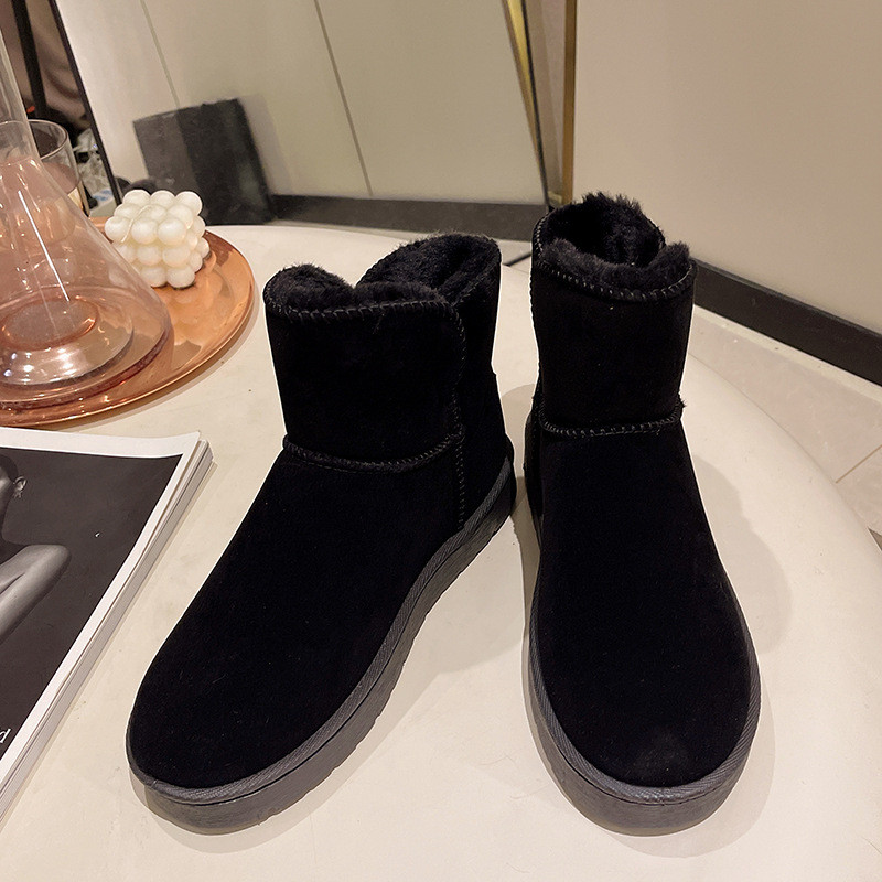 2024. aasta talvised meeste puuvillased jalatsid, sooja ja paksu tallaga, libisemisvastased, kulumiskindlad lumesaapad, välitöö ja vaba aja reisijalatsid