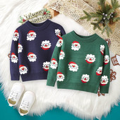 1-6 aastane sügisene poistetüdrukute kampsun Talvine soe väikelapse kampsun pikkade varrukatega jõulumultikad Beebi Pullover Topid свитер