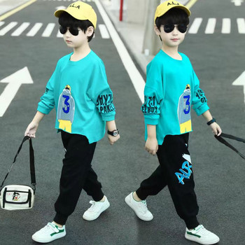 2 4 6 8 10 12 Years Fashion Παιδικά Σετ Ρούχα Βρεφικά αγόρια casual τοπ + παντελόνια 2 τμχ Σχεδιαστής πουλόβερ ρούχων για μωρό