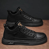 Férfi őszi téli deszkás cipő Új divat Légáteresztő Kényelmes Fekete Sportcipő Utcai séta alkalmi cipő Utazás Luxus