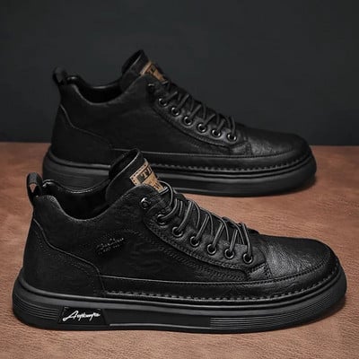 Férfi őszi téli deszkás cipő Új divat Légáteresztő Kényelmes Fekete Sportcipő Utcai séta alkalmi cipő Utazás Luxus