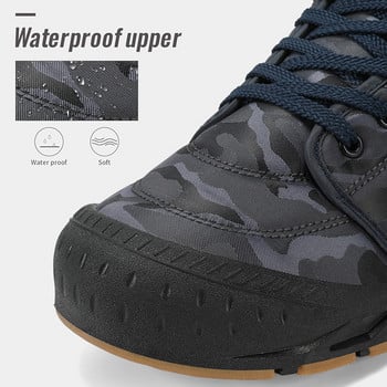 Зимни мъжки ботуши Висококачествени топли армейски ботуши Мъжки водоустойчиви ботуши за сняг 2022 Нехлъзгащи се кожени ботуши Мъжки обувки