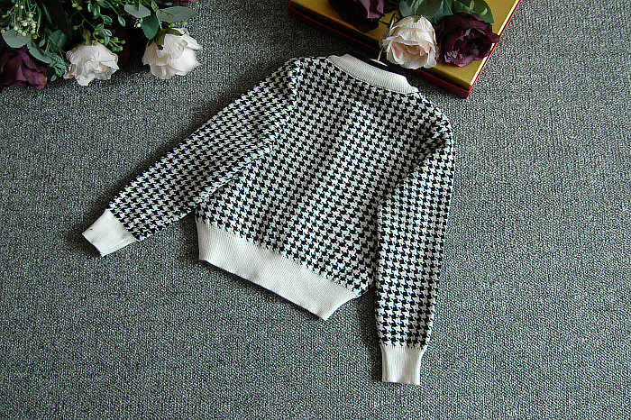 Tüdrukute komplektid Lasteriided Sügis-talv Uus Ruuduline Korea Üliõpilasülikond Koo Kardigan Kampsun + Lühike seelik 2tk Laste Komplektid