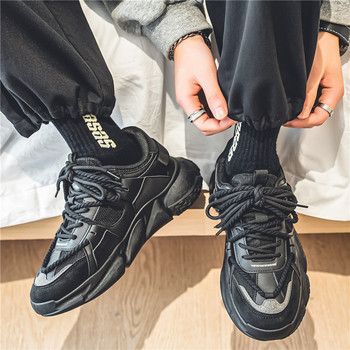 2024 Есен Зимни мъжки обувки Нова младежка мода Баскетболни обувки за спорт на открито Ежедневни дишащи противоплъзгащи издръжливи обувки Тенденция