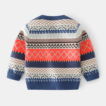 Есенно-зимни детски дрехи Моден детски пуловер Пуловер за момчета Топъл долен конец Детски удебелени пуловери за 2-6 години