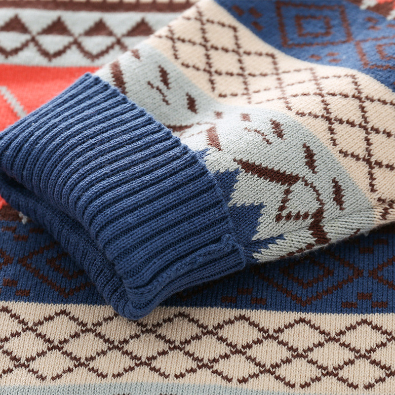 Sügistalvised lasteriided Mood Laste kampsunid Poiste Pullover Soe alumine Niit Laste paksendatud kampsunid 2-6 aastaks