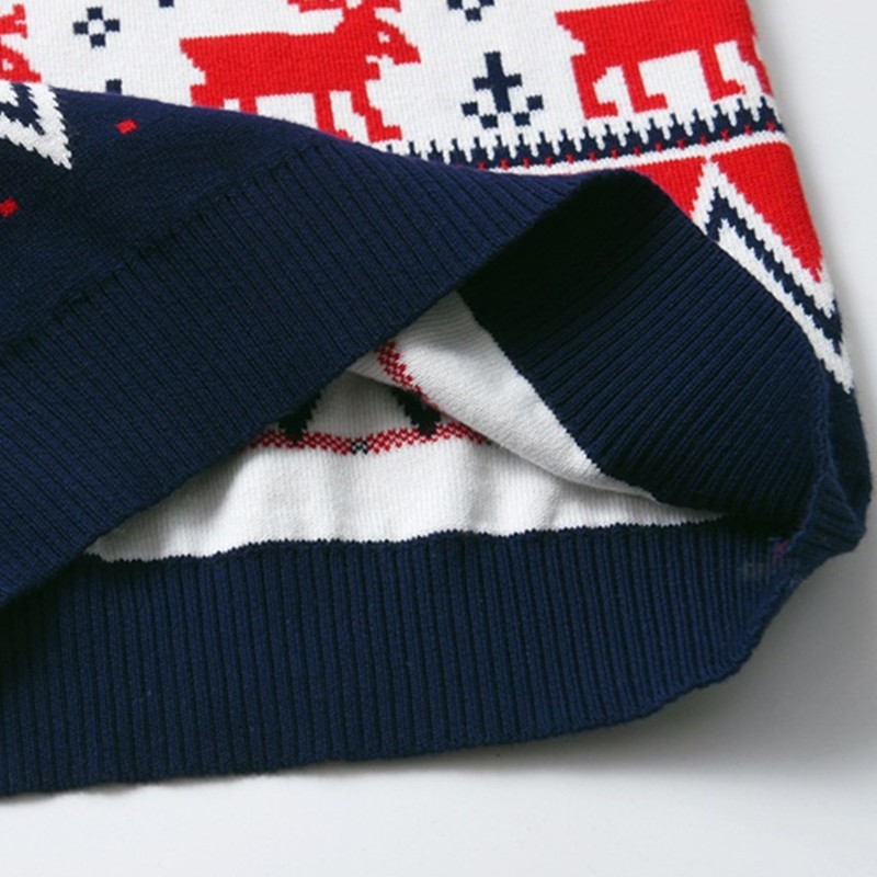 Kruleepo Copii Copii Zăpadă Festival de Crăciun Pulover Jachetă Jachetă Bebeluș Fete Băieți Toamnă Iarnă Cald O Guler Pulover Tricoturi