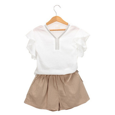 Lány szettek Gyermekruházat Őszi Téli Új Kockás Koreai Diáköltöny Kötött Kardigán Pulóver+ Rövid Szoknya 2db Gyerekruhák