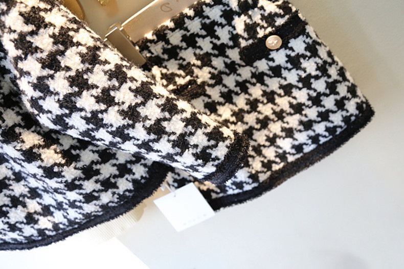 Lány szettek Gyermekruházat Őszi Téli Új Kockás Koreai Diáköltöny Kötött Kardigán Pulóver+ Rövid Szoknya 2db Gyerekruhák