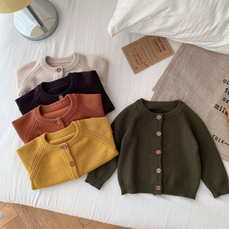 2023 Beebipoisid Tüdrukud Kootud Kampsunid Kampsunid Jakid Lapsed Lapsed Sügistalvemantlid Riided Kootud Riided