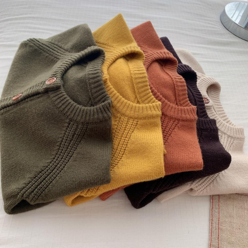 2023 Beebipoisid Tüdrukud Kootud Kampsunid Kampsunid Jakid Lapsed Lapsed Sügistalvemantlid Riided Kootud Riided