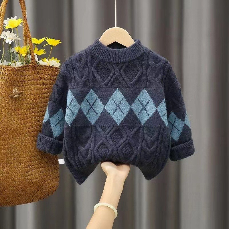 Pulóver fiúnak baba tipegőnek Kötött pulóver gyerekeknek fiúknak őszi téli ruhák fiú gyerek pulóver 3 4 5 6 7 8 9 10 11 12 év