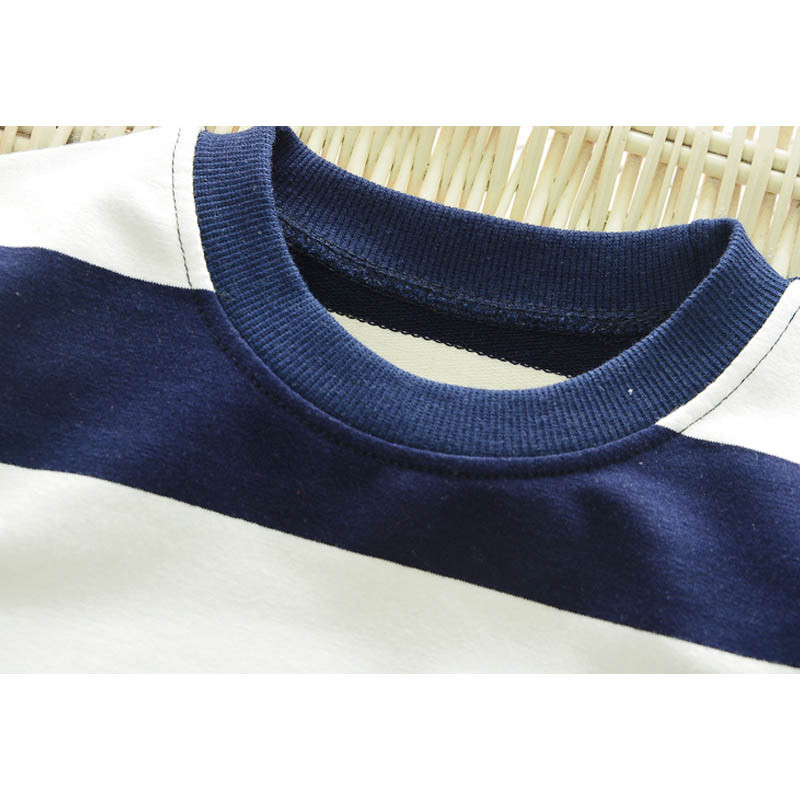 BOTEZAI Haine pentru baietel Primavara toamna Urs din desene animate Tricou cu maneca lunga Pantaloni 2 buc Costume Copii Fete Set casual Trening sport