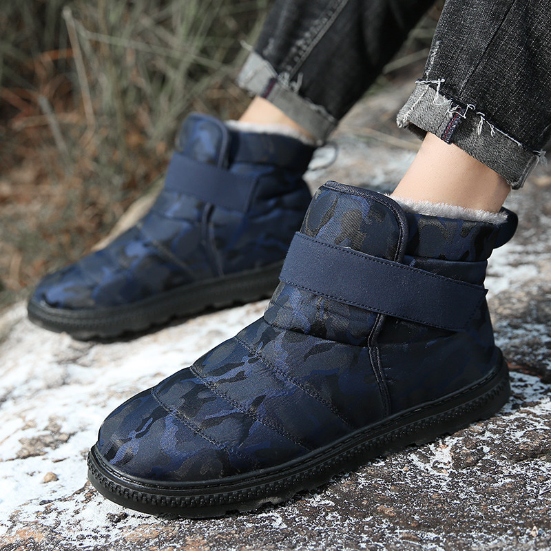 Cizme de zăpadă originale de marcă Cizme calde din bumbac pentru bărbați și femei Pantofi de iarnă cu talpă groasă de înaltă calitate Pantofi impermeabili și anti-alunecare