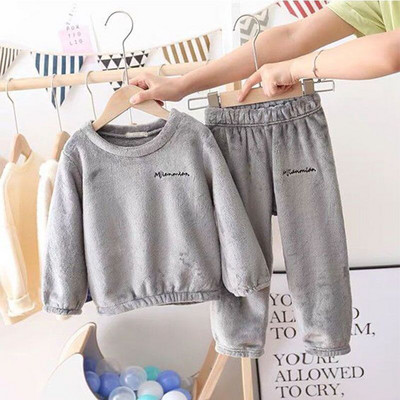 3-7 ani 2 buc Set de îmbrăcăminte pentru copii de iarnă pentru a menține căldura pentru copii și pentru băieți și fete, cadou de Crăciun