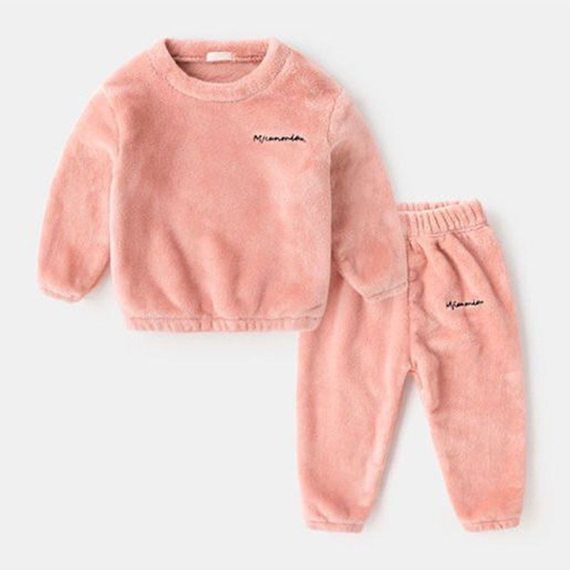 3-7 ani 2 buc Set de îmbrăcăminte pentru copii de iarnă pentru a menține căldura pentru copii și pentru băieți și fete, cadou de Crăciun