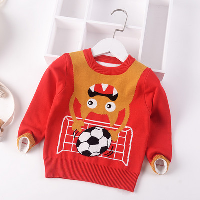 2023 Νέο Φθινόπωρο Χειμώνας Παιδικά Πλεκτά Πουλόβερ με κινούμενα σχέδια Monster Παιδικά πουλόβερ Βρεφικά αγόρια πουλόβερ Βαμβακερά ρούχα για νήπια 2-7 ετών