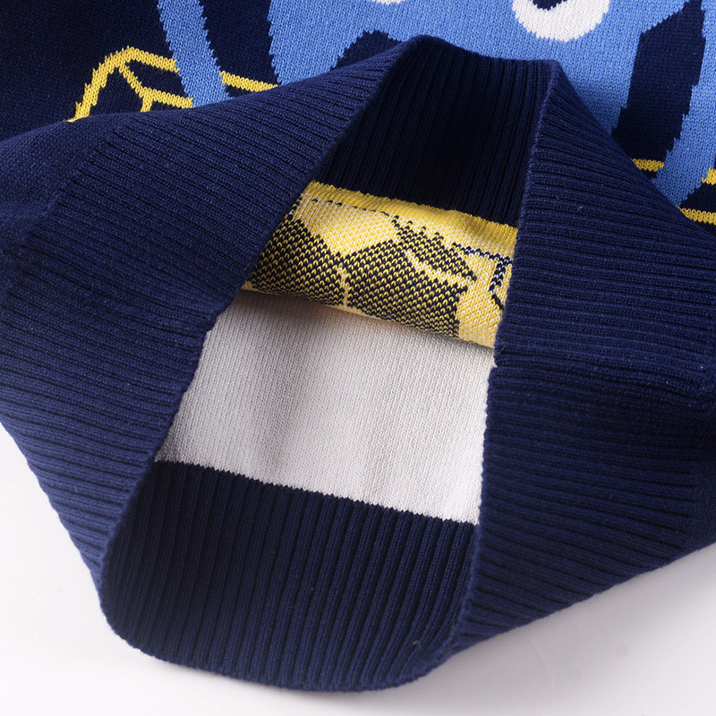 2023 Νέο Φθινόπωρο Χειμώνας Παιδικά Πλεκτά Πουλόβερ με κινούμενα σχέδια Monster Παιδικά πουλόβερ Βρεφικά αγόρια πουλόβερ Βαμβακερά ρούχα για νήπια 2-7 ετών