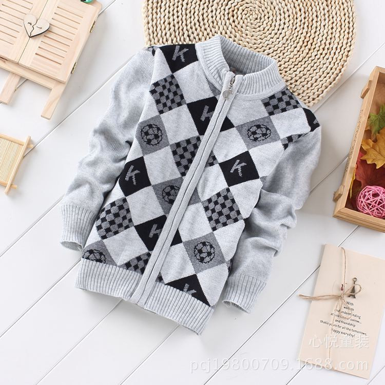 Baba kisgyermek gyerek kabát tavaszi és őszi kötött kabát 80-130 cm magas gyerekpulóverhez G227