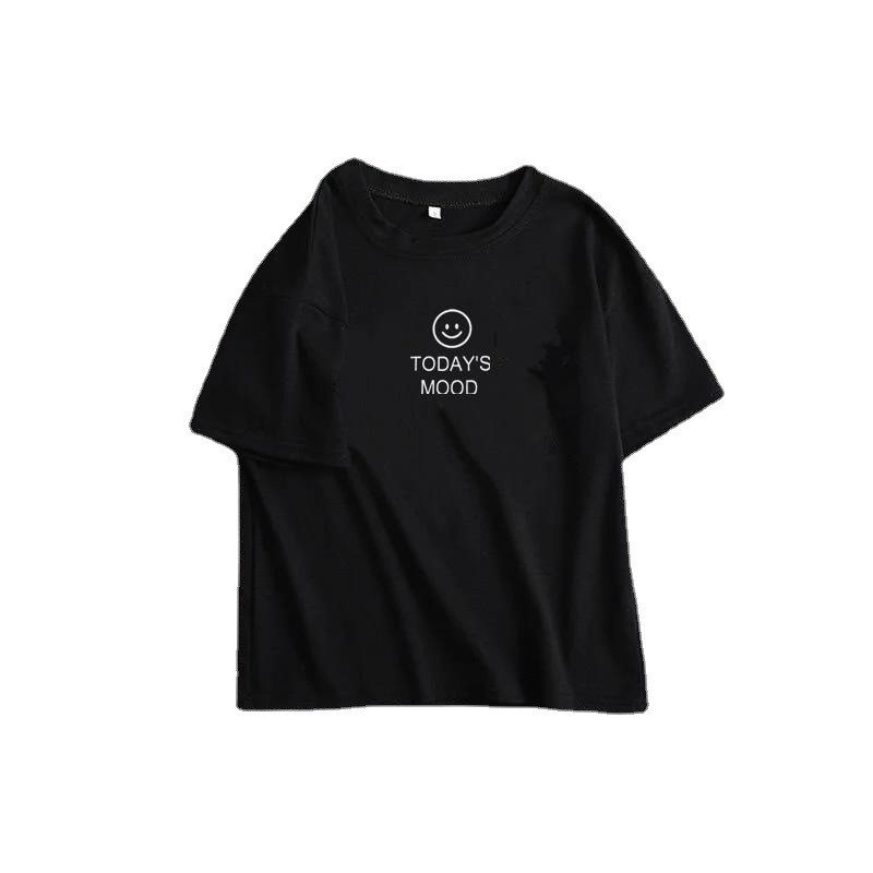 Laste juuniorkostüüm suvine lühikeste varrukatega T-särk + laia säärega püksid Korea tüdrukule, 2tk, komplekt 2023