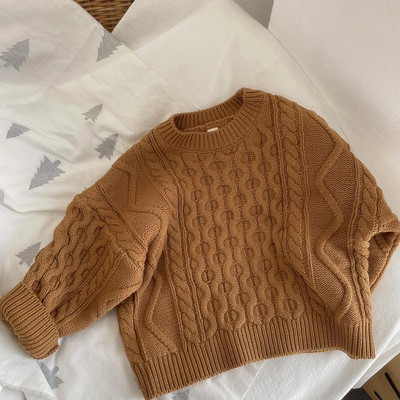 Korea stiilis Tüdrukute Pullover Sviiter Baby Solid Pullover Topid Laste Pullover Kampsunid Lasteriided Sügis Kevad