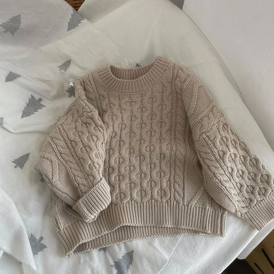 Korea stiilis Tüdrukute Pullover Sviiter Baby Solid Pullover Topid Laste Pullover Kampsunid Lasteriided Sügis Kevad
