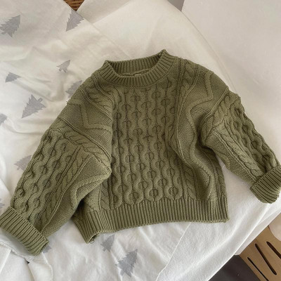 Korea stiilis Tüdrukute Pullover Sviiter Baby Solid Pullover Topid Laste Pullover Kampsunid Lasteriided Sügis Kevad