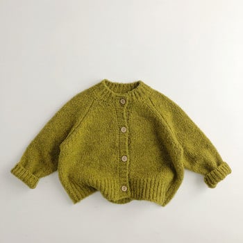 2022 Есен Зима Детски пуловер Детски пуловер Toldder Детско облекло Плетен пуловер Бебешки момчета Момичета Памучни бебешки костюми за момичета