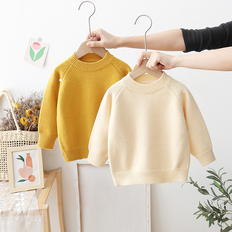 Παιδικό μασίφ πουλόβερ Casual Thicken Boy Girl Μαλακό μάλλινο ρούχα για παιδιά Φθινοπωρινά χειμερινά πουλόβερ Top 2-6 ετών