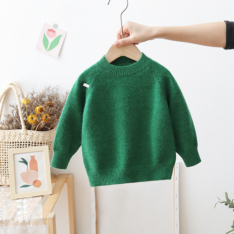 Παιδικό μασίφ πουλόβερ Casual Thicken Boy Girl Μαλακό μάλλινο ρούχα για παιδιά Φθινοπωρινά χειμερινά πουλόβερ Top 2-6 ετών