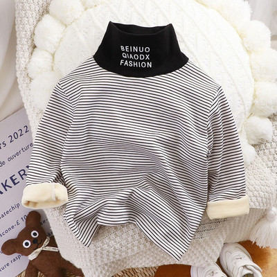 Lasteriided Beebipoiss Hoia soojas Kampsunid Riided Laste Paksenevad Avarad kampsunid Lapsed Ühevärvilised kilpkonnariided