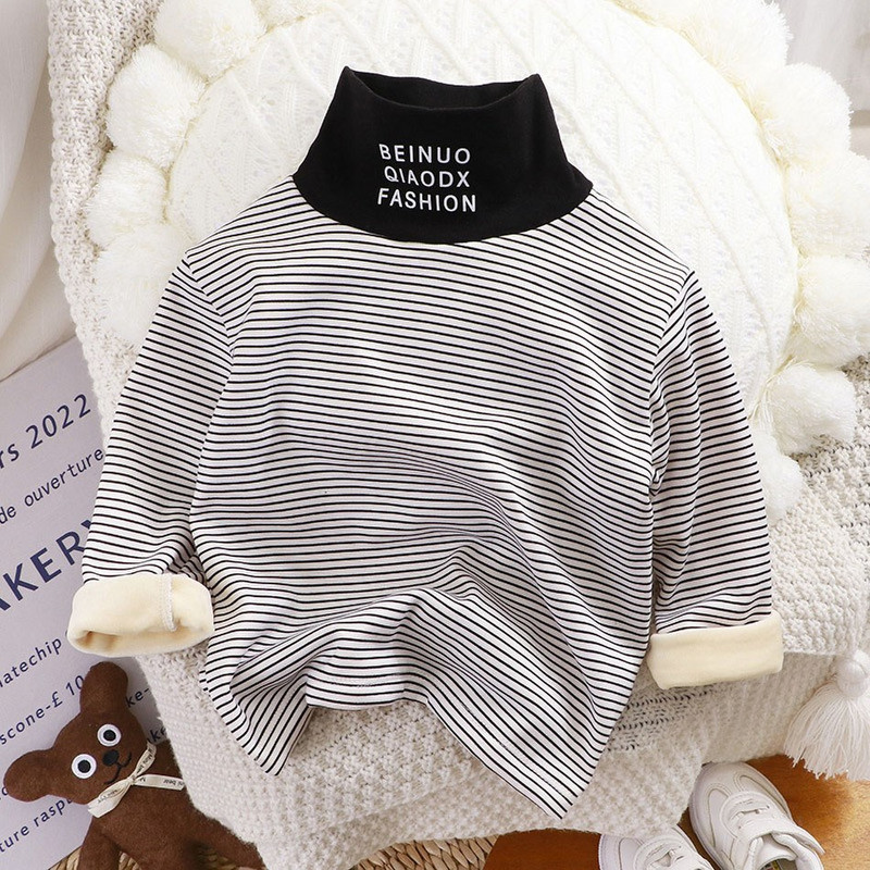 Lasteriided Beebipoiss Hoia soojas Kampsunid Riided Laste Paksenevad Avarad kampsunid Lapsed Ühevärvilised kilpkonnariided