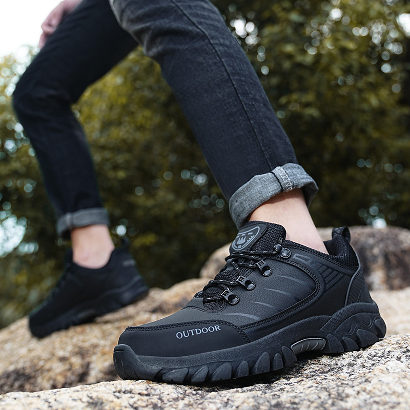 Meeste talvesaapad veekindlad vabaajaspordijalatsid Soojad meeste suured saapad välitingimustes madalad matkasaapad töökingad