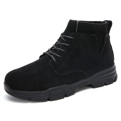 Kieti dykumos sniego batai Vyriški madingi britiško stiliaus pliušiniai šilti medvilniniai batai lauko laisvalaikio sportiniai trumpi batai Kelionės Prabangi gatvė