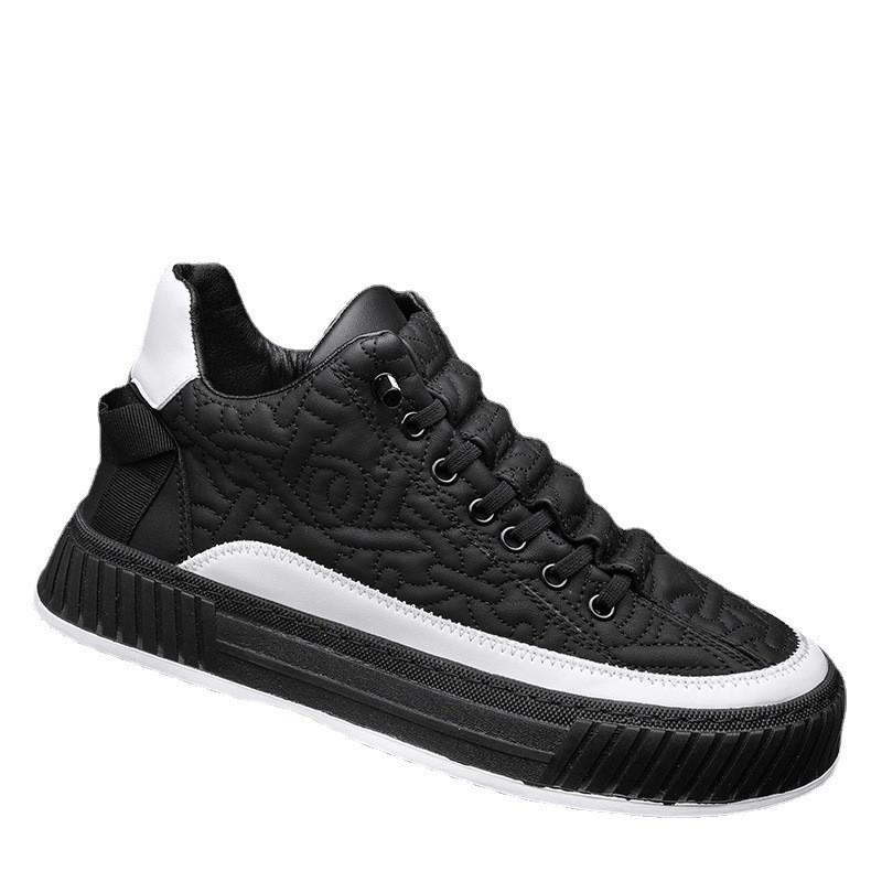 Trendikad meeste talvejalatsid Moodsad paksu tallaga libisemisvastased spordijalatsid Palus isolatsiooniga vabaaja puuvillased kingad Mugav jõusaal