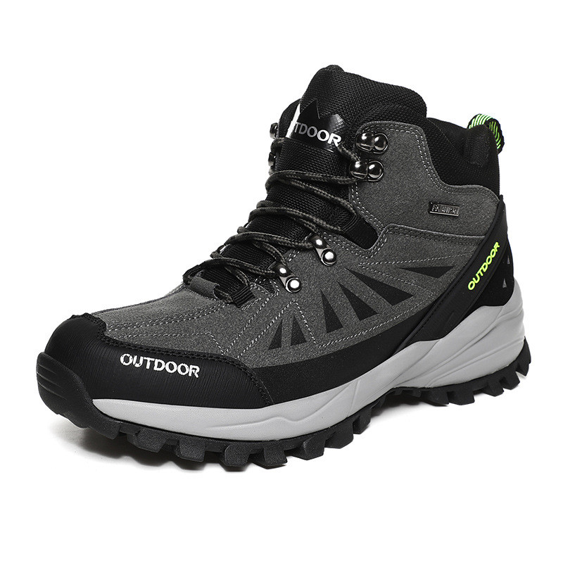 Cizme din bumbac pentru bărbați, toamnă iarnă, noi, în aer liber, cu vârf înalt, alpinism cu zăpadă, cu catifea, caldă, turism, sport, pantofi casual, alergare