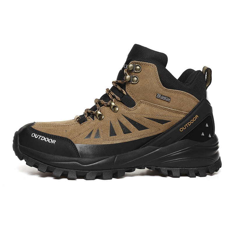 Cizme din bumbac pentru bărbați, toamnă iarnă, noi, în aer liber, cu vârf înalt, alpinism cu zăpadă, cu catifea, caldă, turism, sport, pantofi casual, alergare