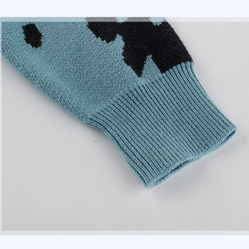 2023 új őszi téli gyerekruházat hosszú ujjú rajzfilm medve pulóverek fiúknak kötöttáru pulóver felső meleg felsőruházat