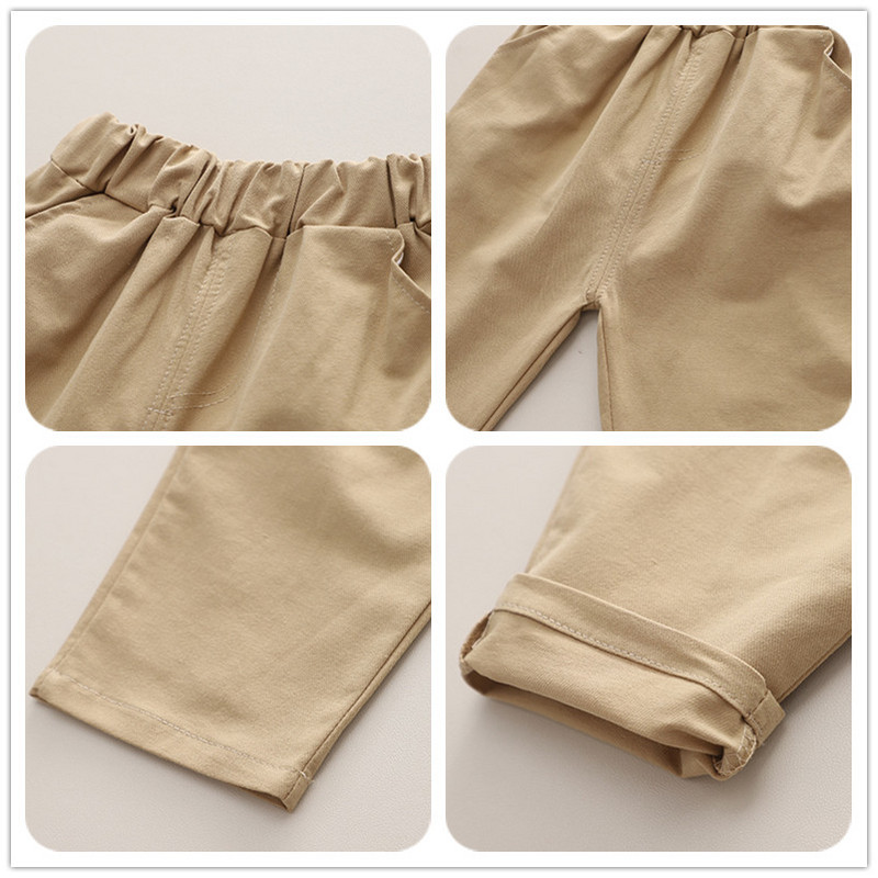 Kevad- ja sügisene poiste komplekt, laste pikkade varrukatega vabaaja polo T-särk + 2-osaline pükste komplekt, riided