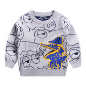 Iarnă cu mânecă lungă pentru copii pulover moda băieți tricotat pulovere model crocodil haine sport pentru copii pulovere băieți