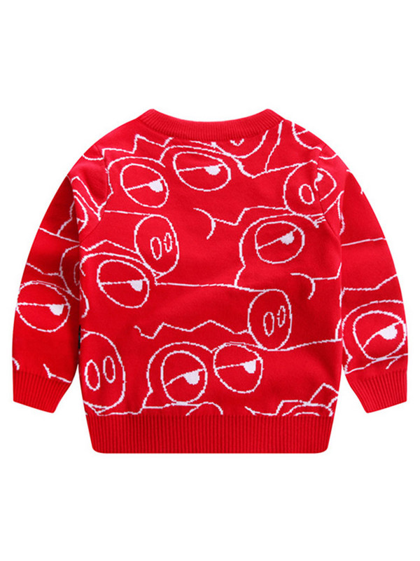 Iarnă cu mânecă lungă pentru copii pulover moda băieți tricotat pulovere model crocodil haine sport pentru copii pulovere băieți