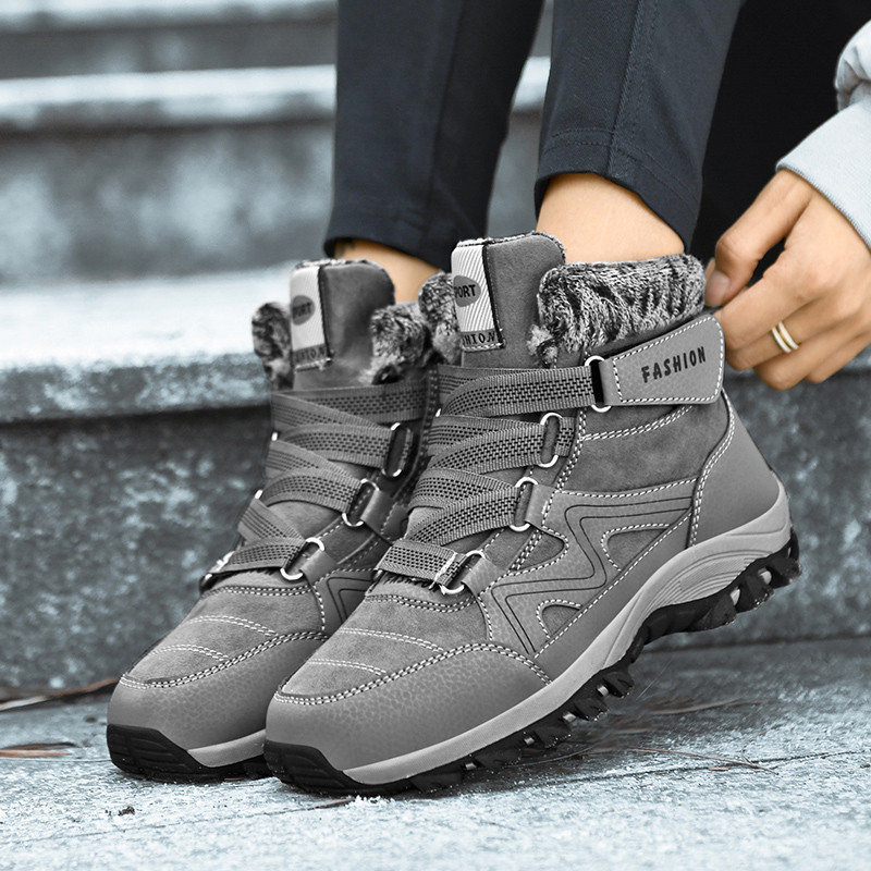 Talvised meeste saapad Karusnahast 2022 Soojad plüüsnahast lumesaapad Meeste talvetöö vabaajajalatsid Tossud Kõrge ülaosaga poolsaapad Tasuta kohaletoimetamine