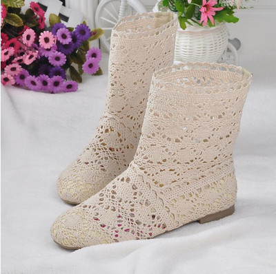 kõrge kvaliteediga 2023 Õõnesaapad Kingad Hingavad Kootud Line Võrk saapad Suvised Naiste Saapad Põlve kõrged Naiste kingad 34-41