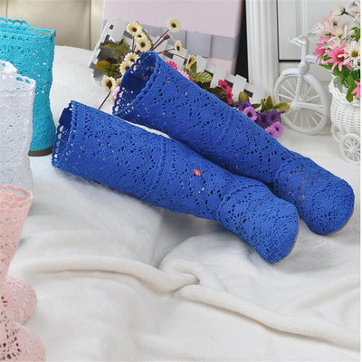 kõrge kvaliteediga 2023 Õõnesaapad Kingad Hingavad Kootud Line Võrk saapad Suvised Naiste Saapad Põlve kõrged Naiste kingad 34-41